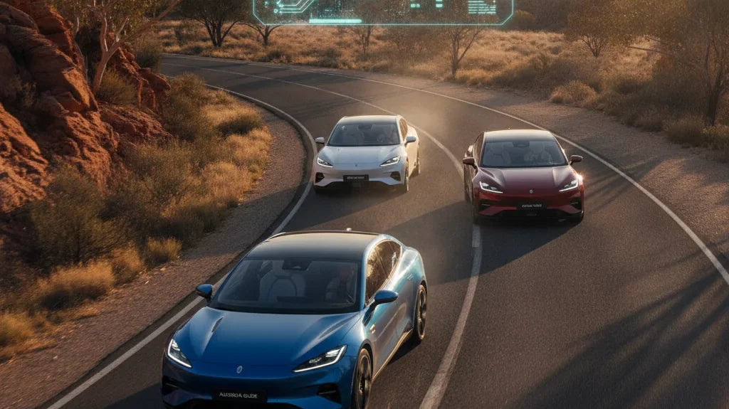 Editorial photo-realistic HERO image for automotive news (2026-09-22). Feature Zeekr vehicles specifically specific model name present in the news. Sc