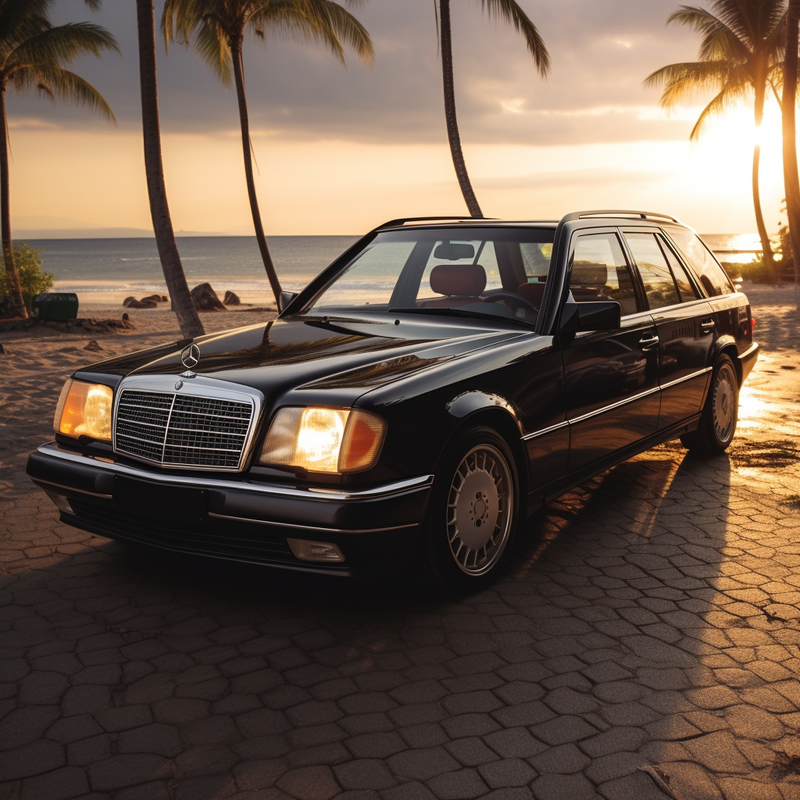 Migliora la tua Mercedes-Benz Classe E S124 station wagon vintage (1985-1996) con i tappetini Premium di Autowin