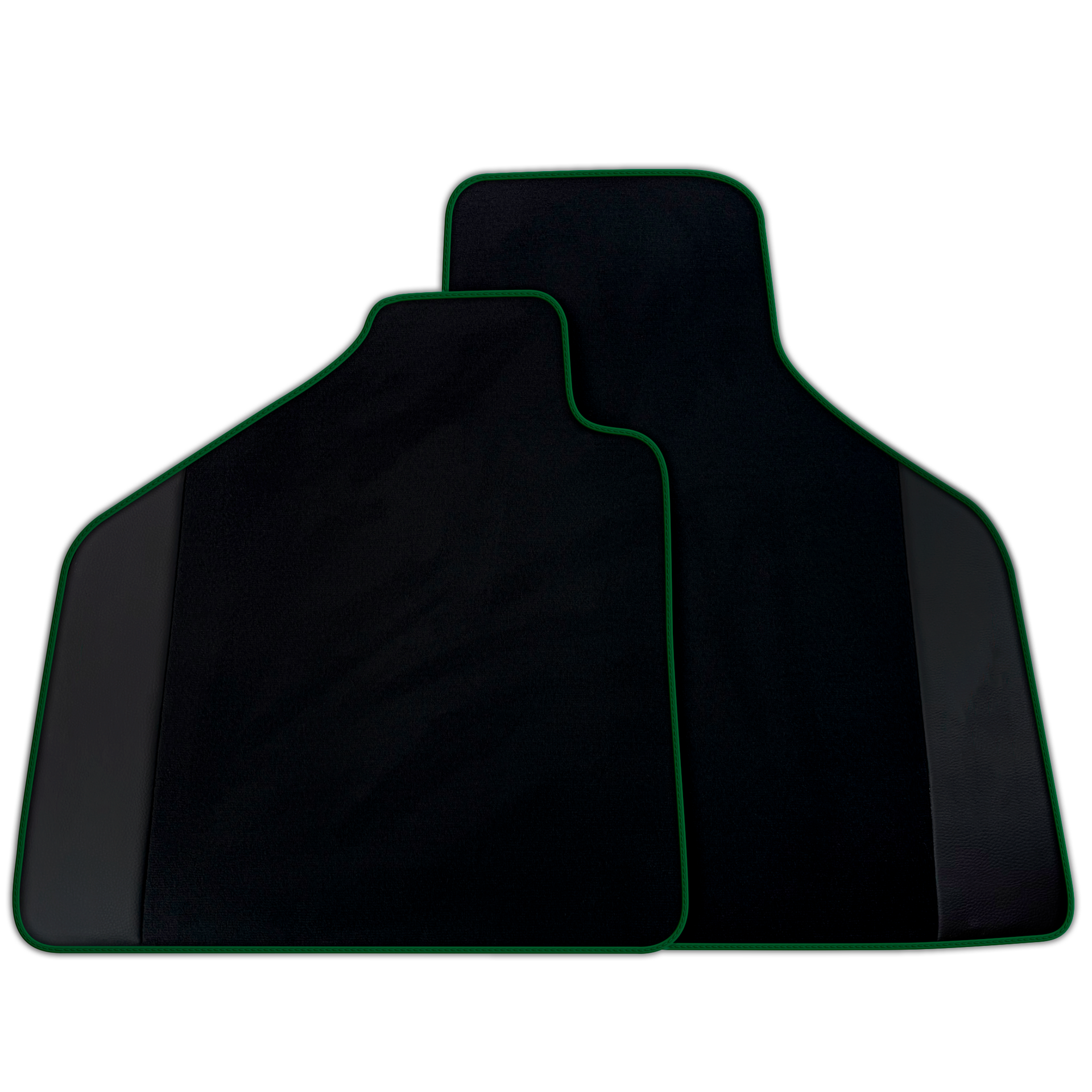 Black Floor Mats for Lamborghini Diablo (1990-2001) with Leather | Various Trim Colors Option