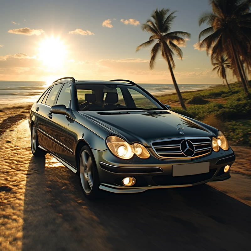 Eleve su Mercedes-Benz Clase C S203 Estate 4Matic (2001-2007) con los tapetes premium de Autowin