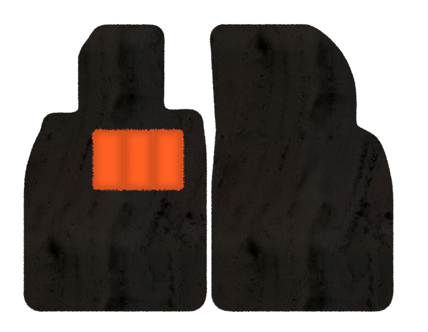 Deluxe Luxury Sheepskin Floor Mats for Porsche 911 SC (1978-1984)