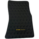 Black Leather Floor Mats for Rolls-Royce Cullinan RR31 (2018-2023) ER56 Design - AutoWin