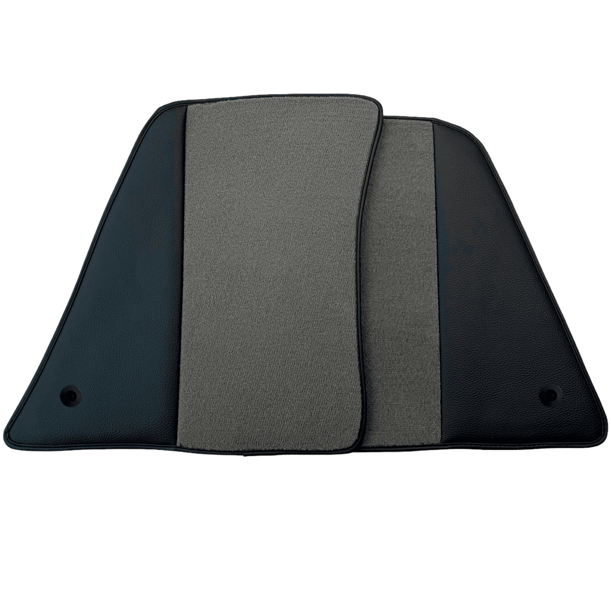 Gray Floor Mats for Ferrari 296 GTS (2022-2024) with Leather - AutoWin