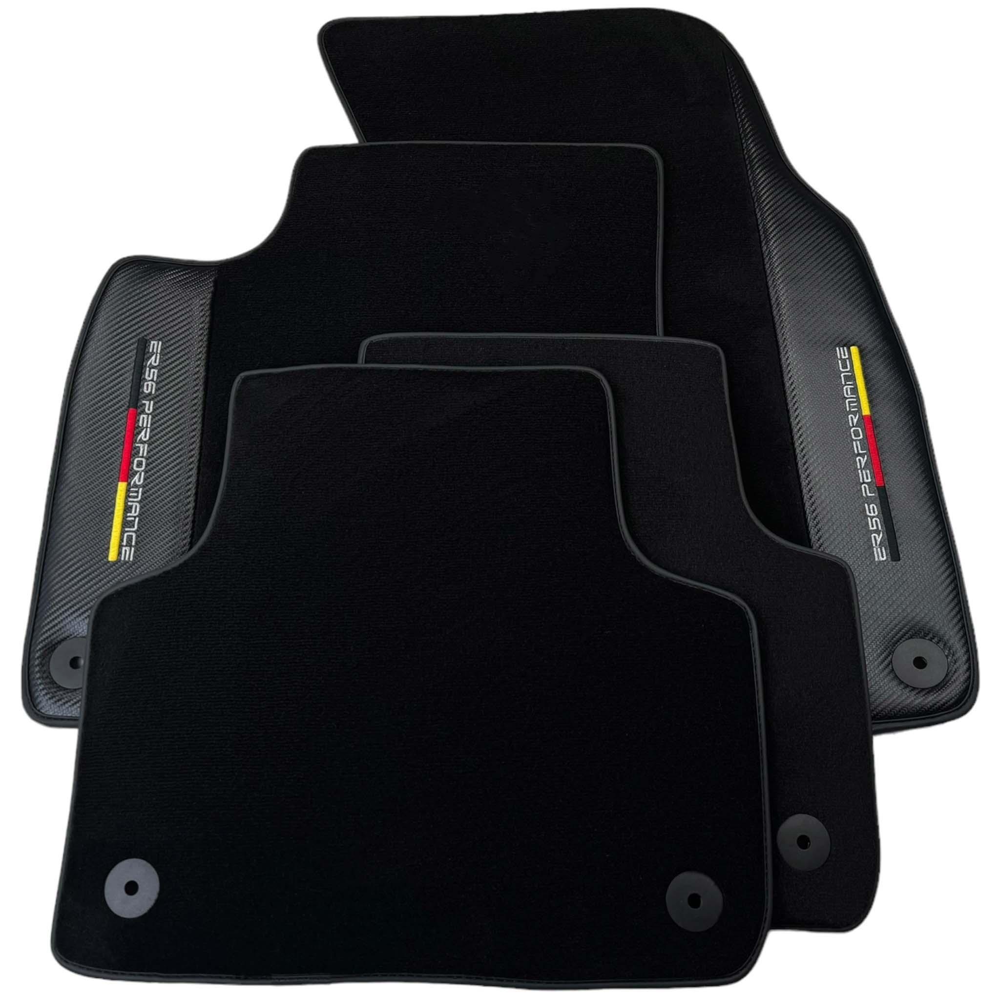 Black Floor Mats for Audi A4 - B9 Allroad Quattro (2020-2024) | ER56 Performance - AutoWin