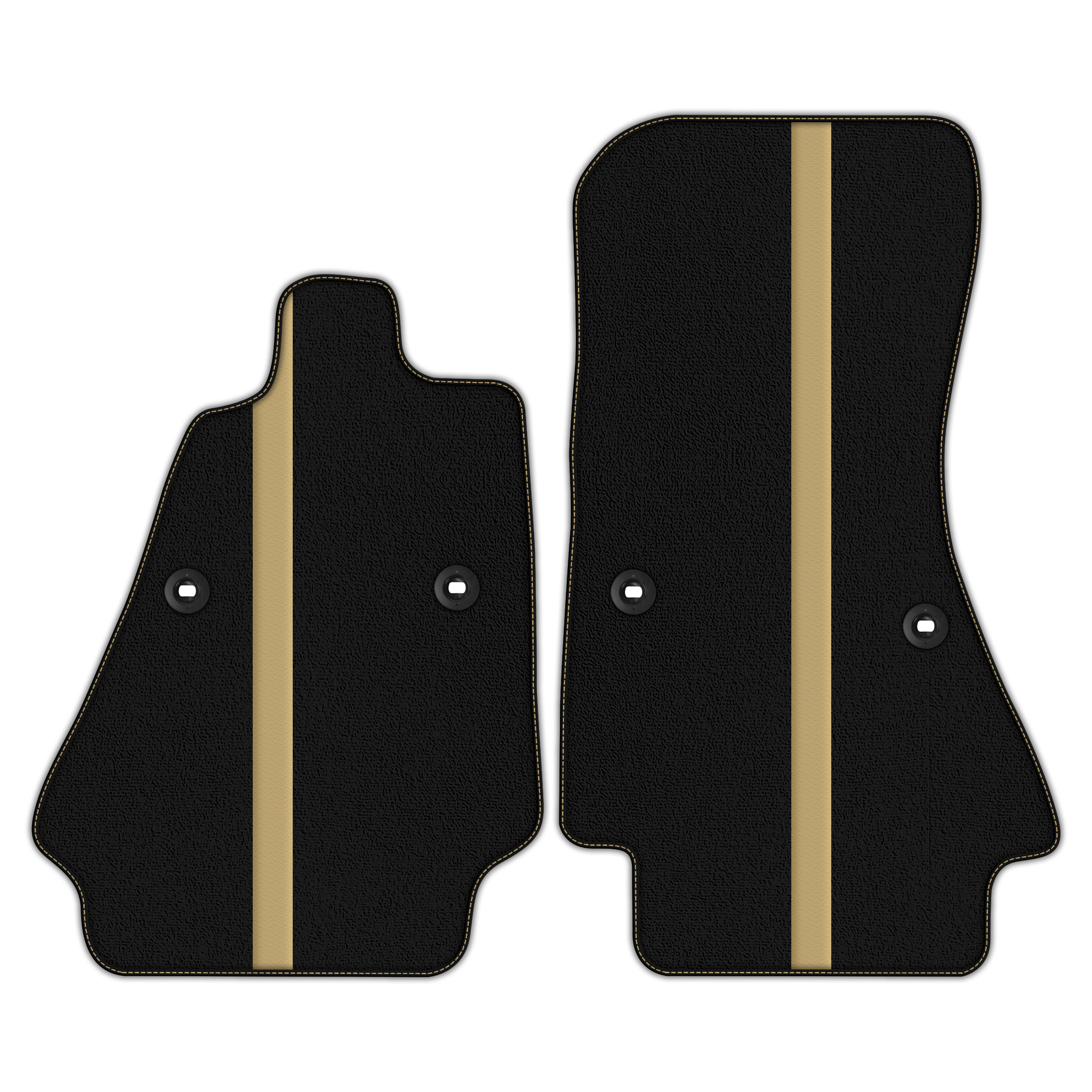 Premium Custom Black Floor Mats for Bugatti Veyron (2005-2015)