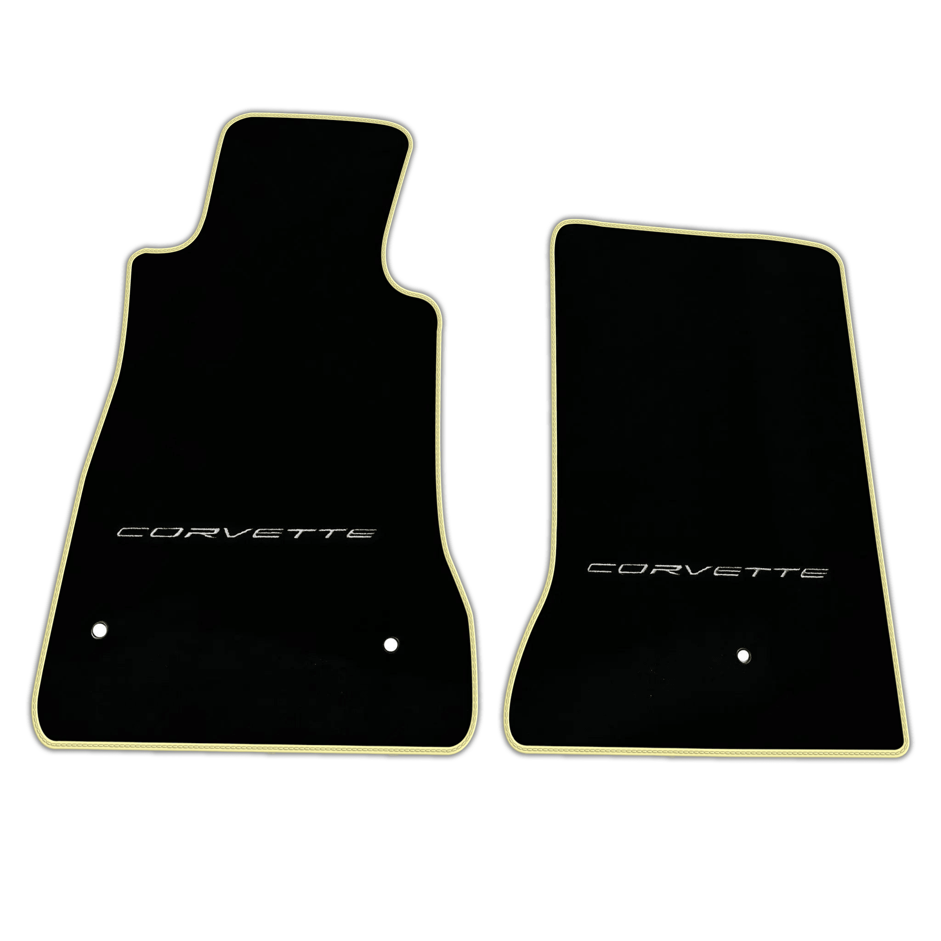 Black Floor Mats for Chevrolet Corvette C6 (2005-2013) | Various Trim Colors