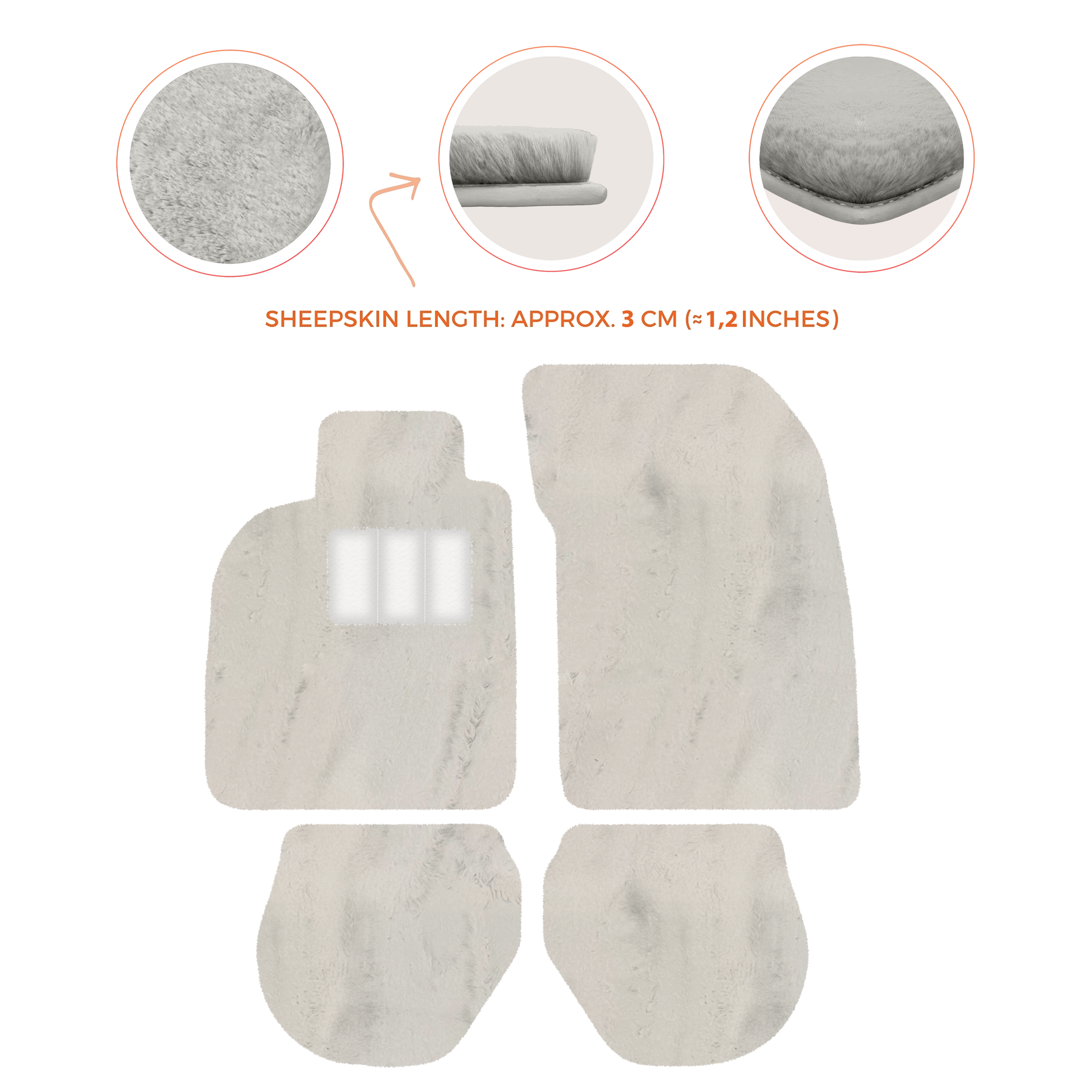 Customizable Leather Floor Mats with Interlaced Hex Pattern for Porsche 911 - 993 (1994-1998) - AutoWin