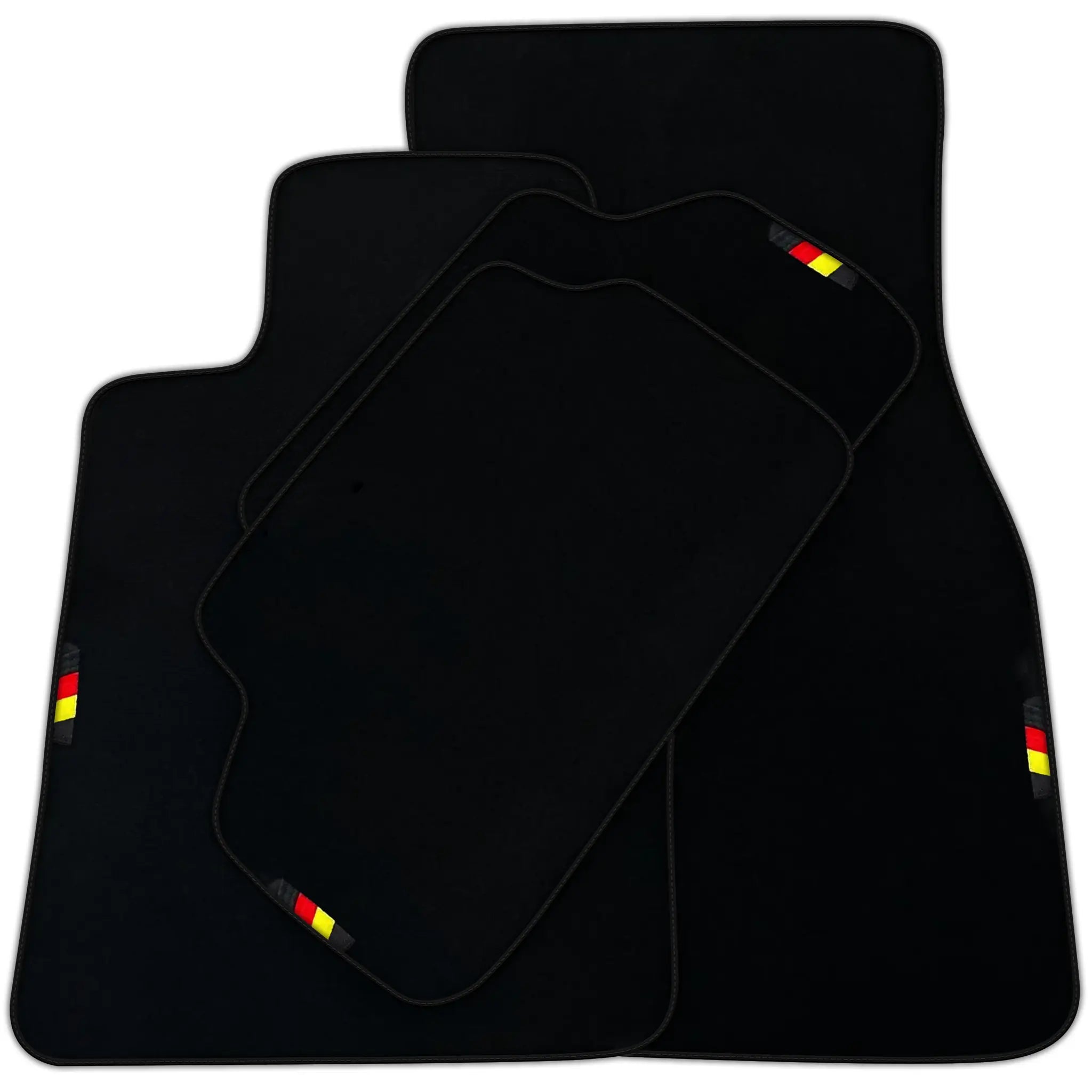 Black Floor Mats For BMW M3 F80 Series Germany Edition AutoWin Brand | Various Trim Colors