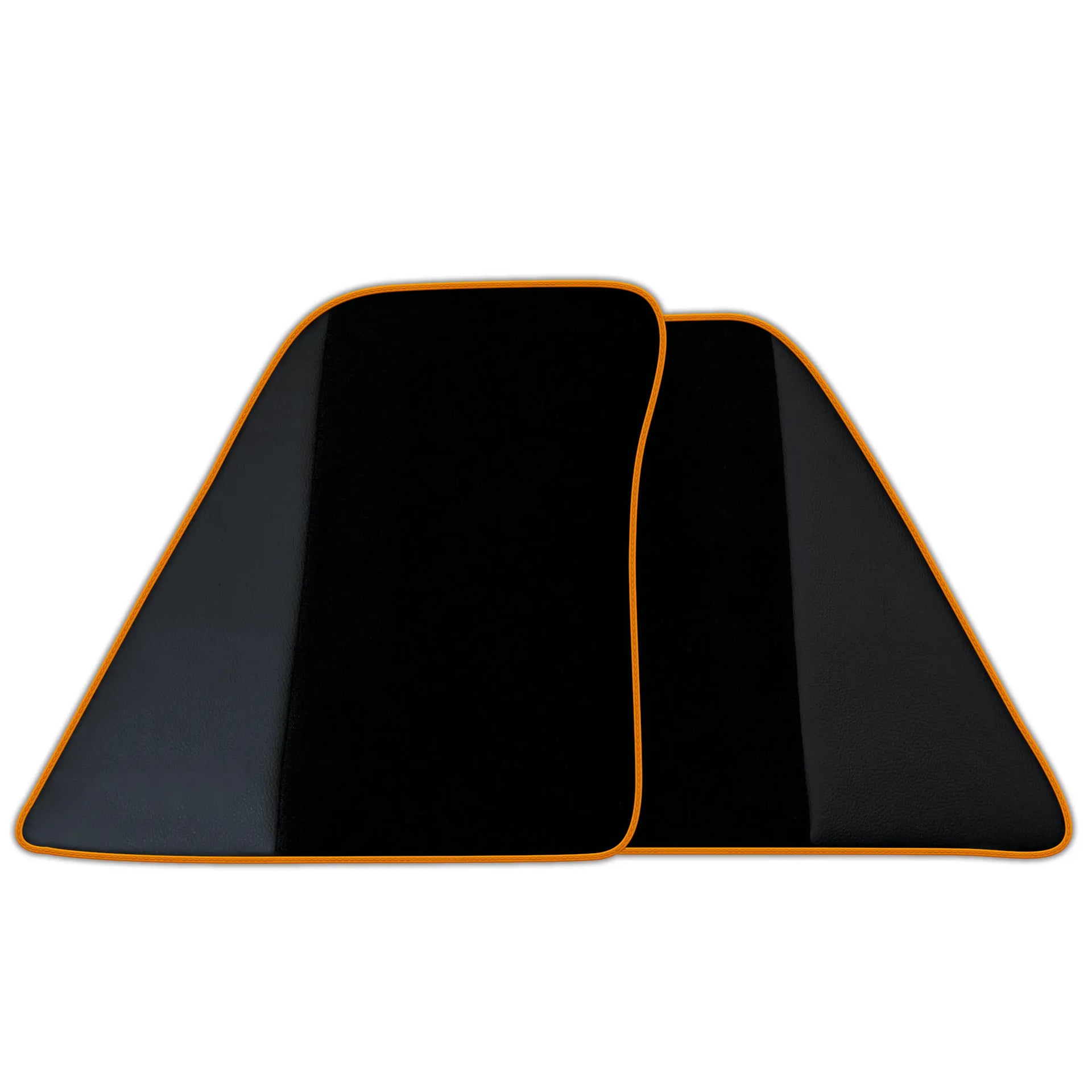 Black Floor Mats for Ferrari 296 GTB (2022-2024) with Leather | Various Trim Colors