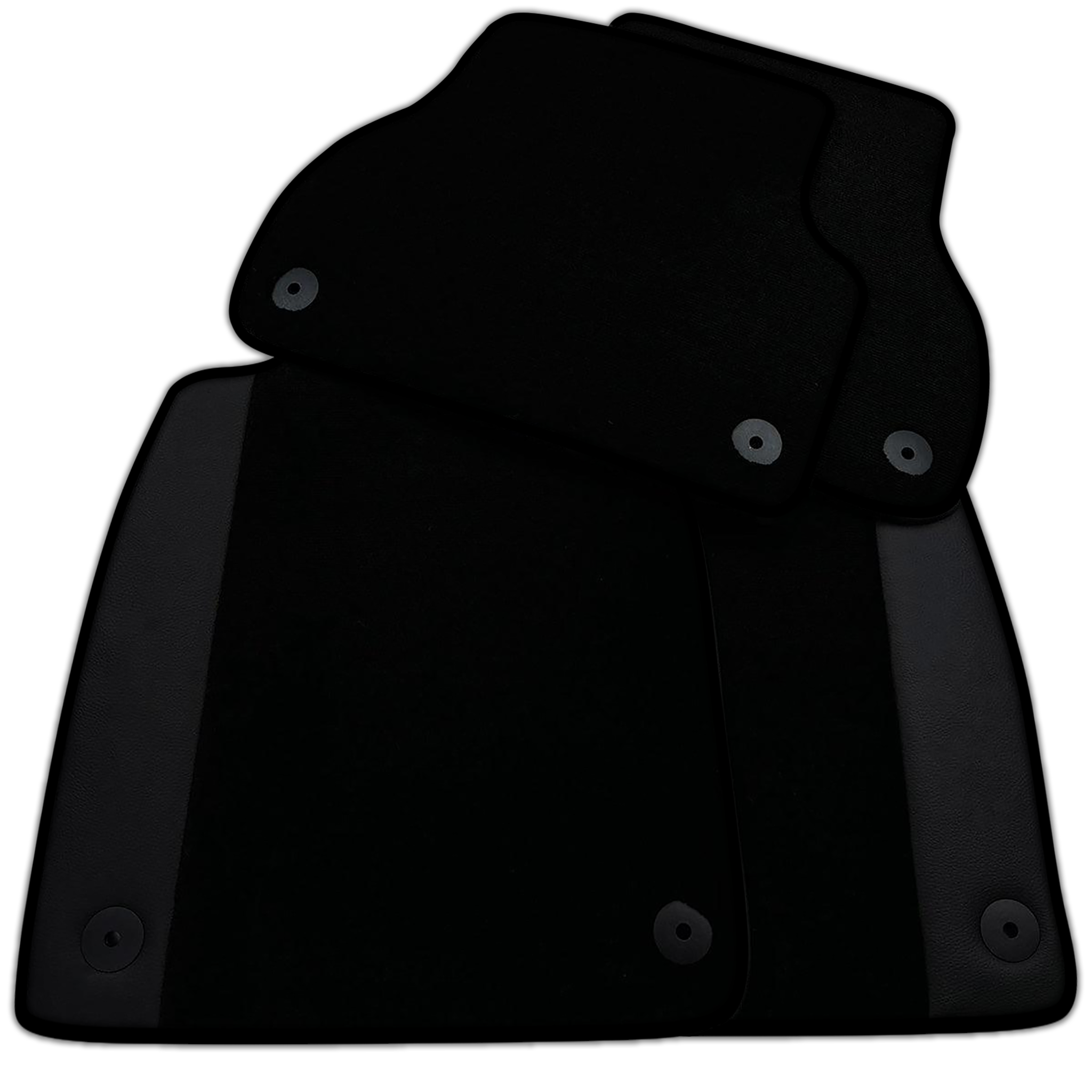 Customizable Black Floor Mats for Audi A8 D3 (2002-2010)