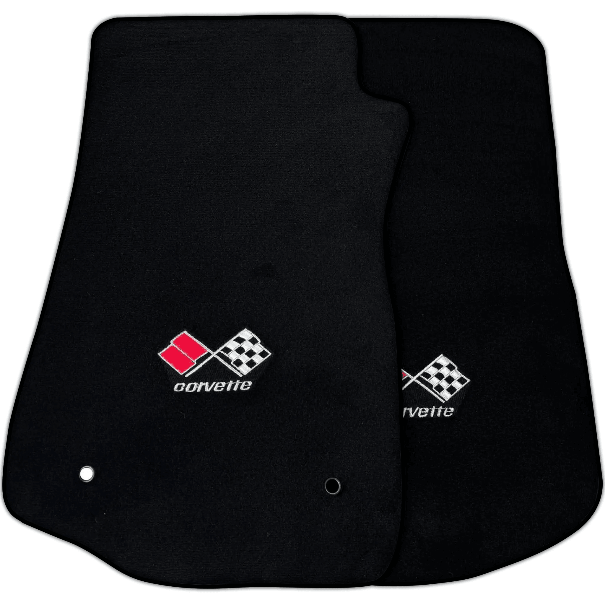 Black Floor Mats for Chevrolet Corvette C3 (1968-1982) | Various Trim Colors