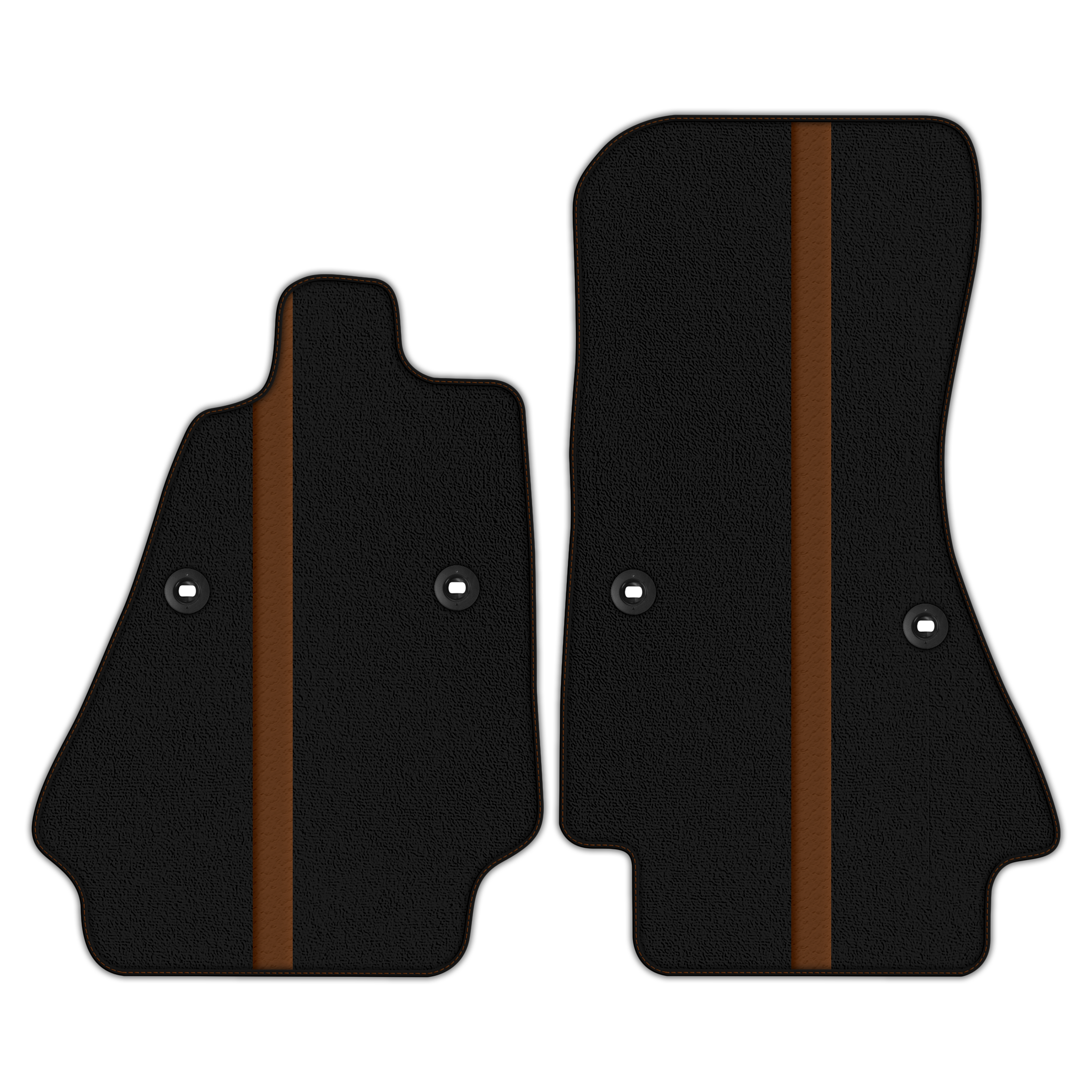 Premium Custom Black Floor Mats for Bugatti Veyron (2005-2015)