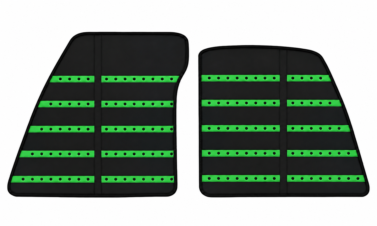 Tapis de voiture noirs pour Ferrari 849 Testarossa (2026-2027) avec cuir sur mesure