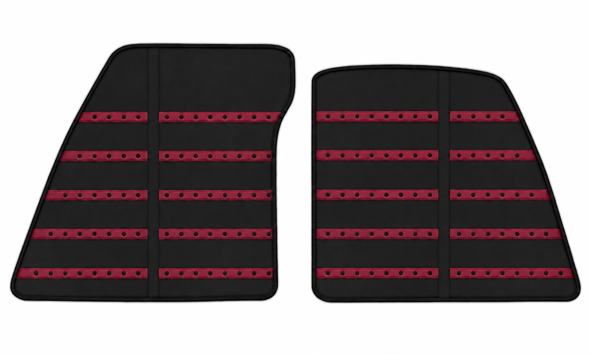 Tapis de voiture noirs pour Ferrari 849 Testarossa (2026-2027) avec cuir sur mesure