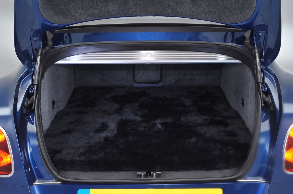 Black Floor Mats for Bentley Continental GT (2011–2018) with Leather | ER56 Design