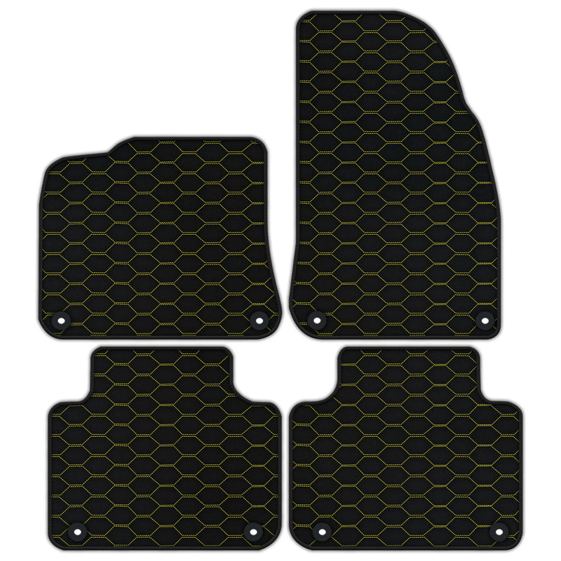 Tapis de voiture en cuir personnalisables avec motif Divario