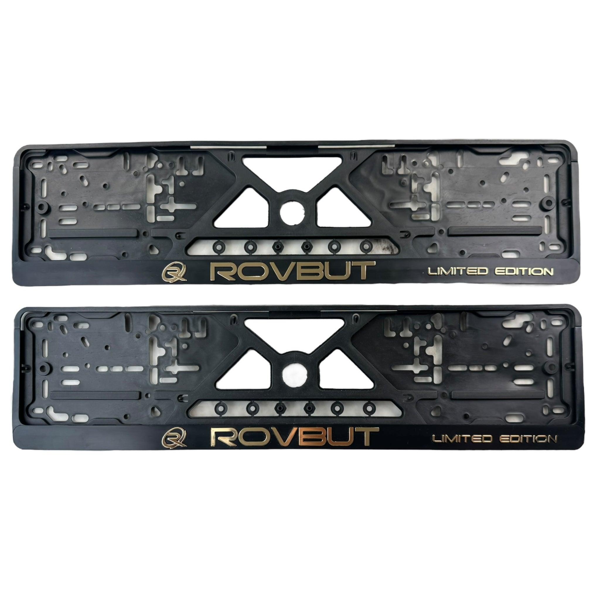 Rovbut Design Number Plate Holder Eu Standard Size 52 cm x 11 cm Limited Edition - AutoWin