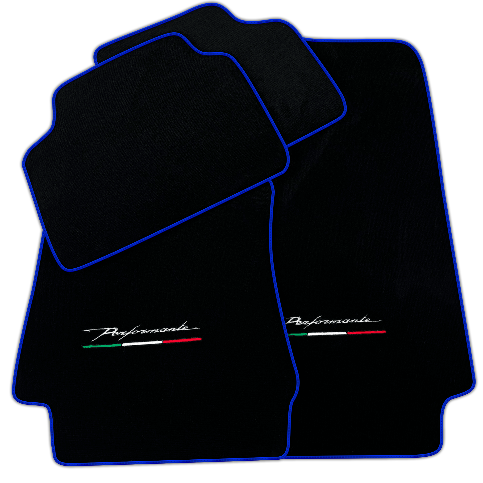 Black Floor Mats for Alfa Romeo Giulia (2016-2024) All Wheel Drive Performante