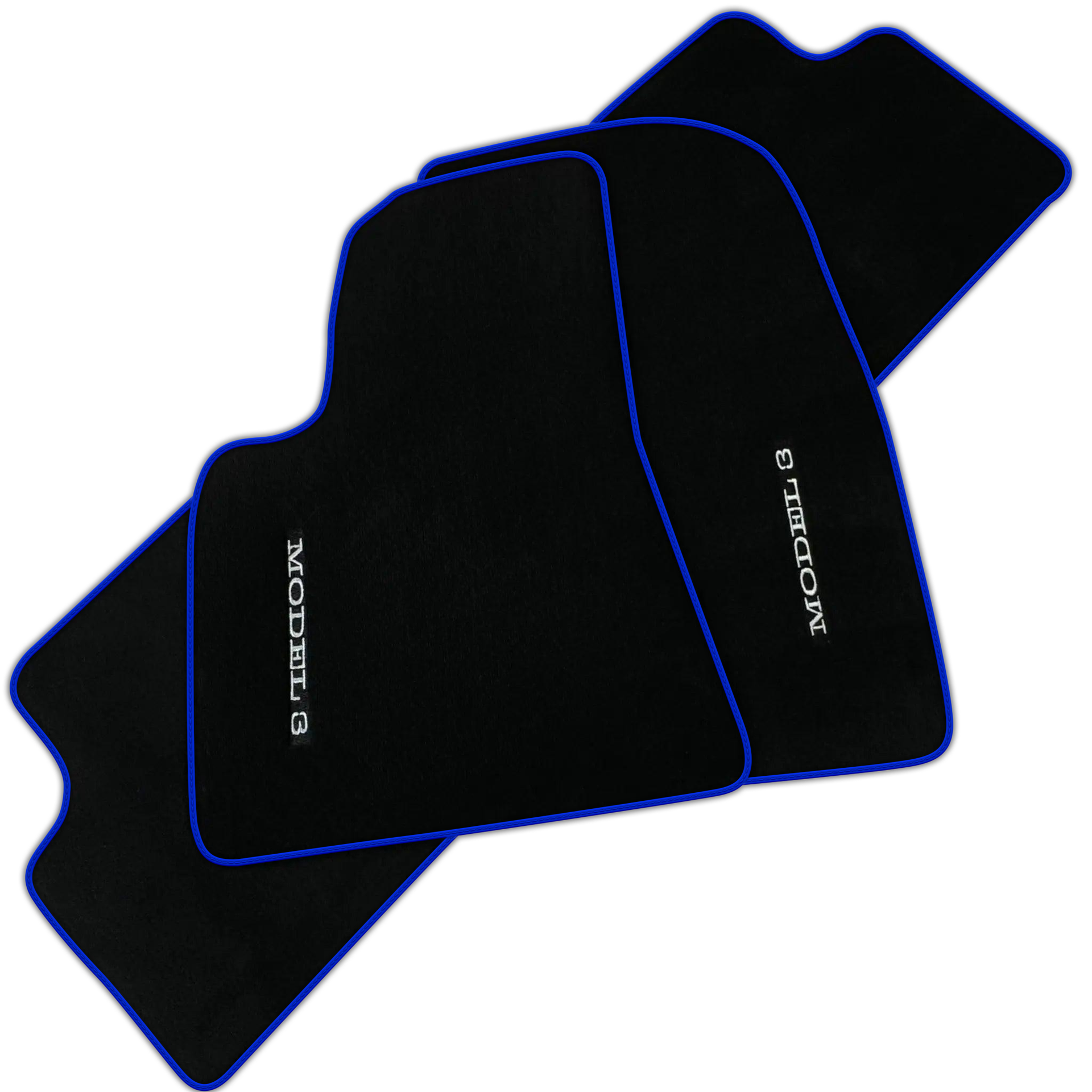 Black Floor Mats for Tesla Model 3 (2017-2023)