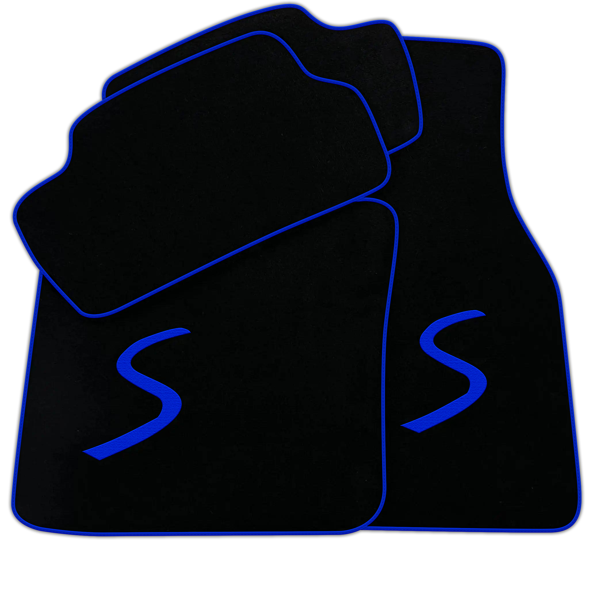 Black Floor Mats for Mini Cooper / One R53 (2001-2007) Cooper S