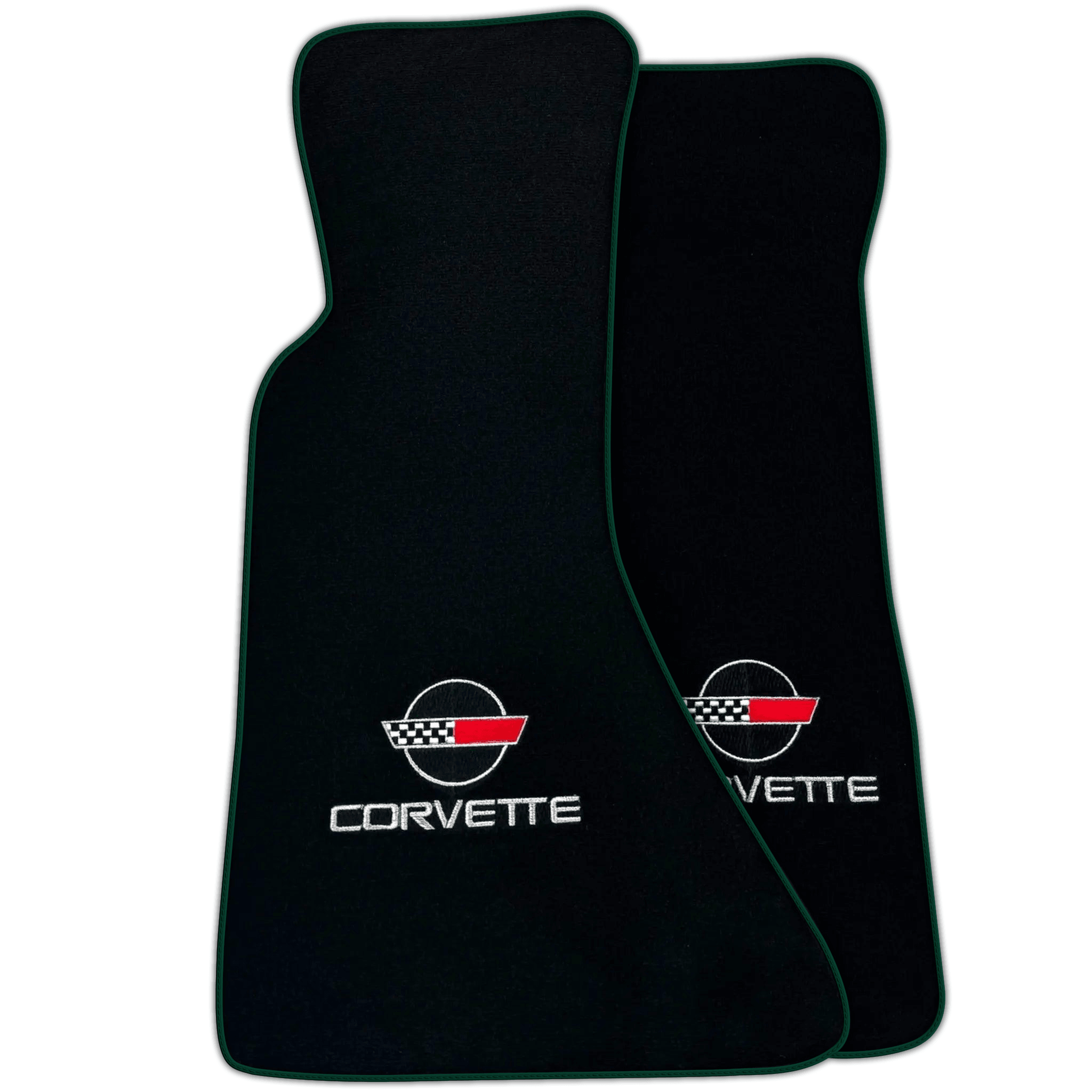 Black Floor Mats for Chevrolet Corvette C4 (1984-1996) | Various Trim Colors