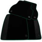 Customizable Black Floor Mats for Audi A6 - C5 Avant Facelift (2002-2004)