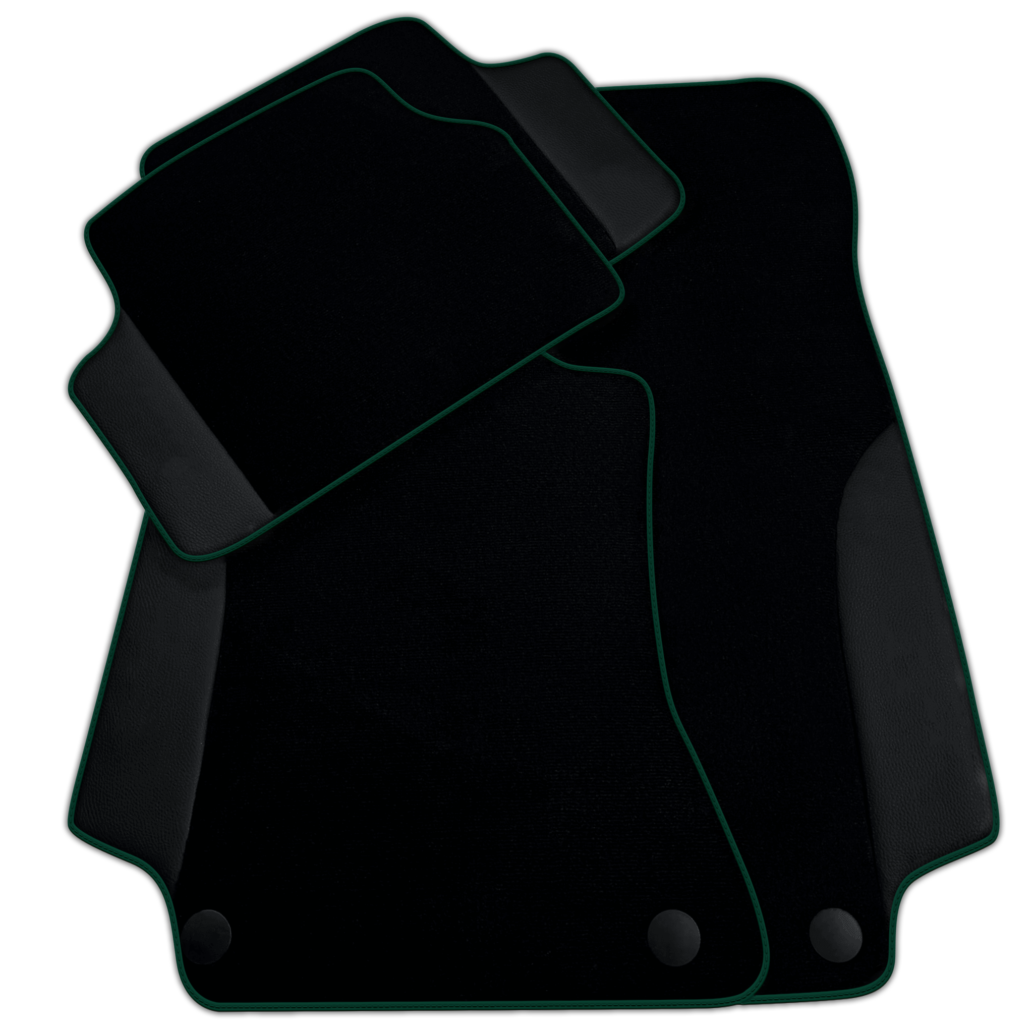 Customizable Black Floor Mats For Mercedes Benz GLE-Class W166 Allrounder (2015-2019)