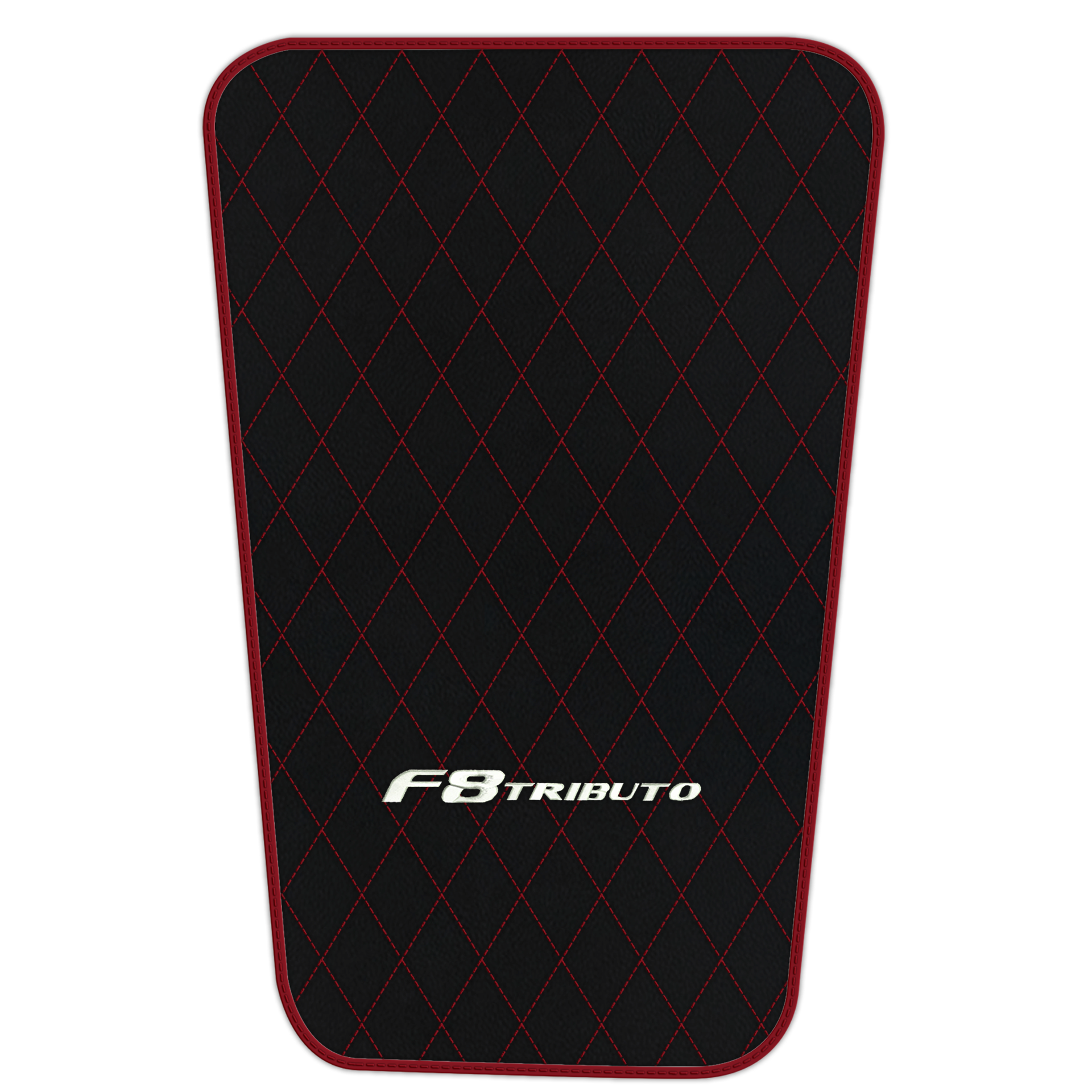 Premium Black Leather Floor Mats for Ferrari F8 Spider (2019-2023)