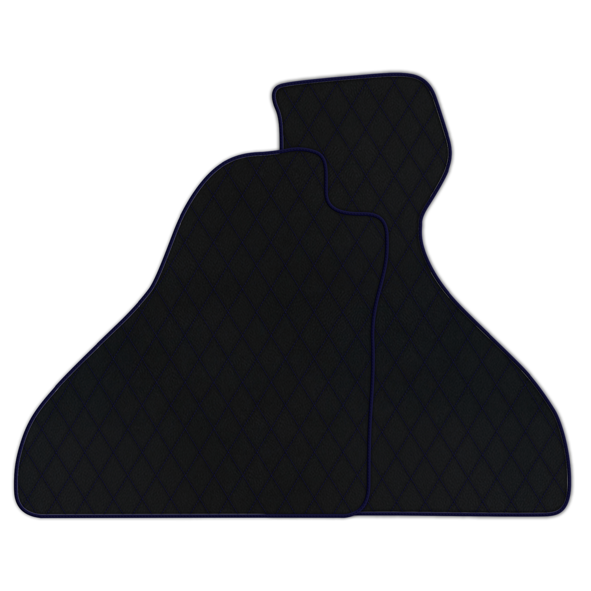 Premium Black Leather Floor Mats for Ferrari 328 GTS (1985-1989)