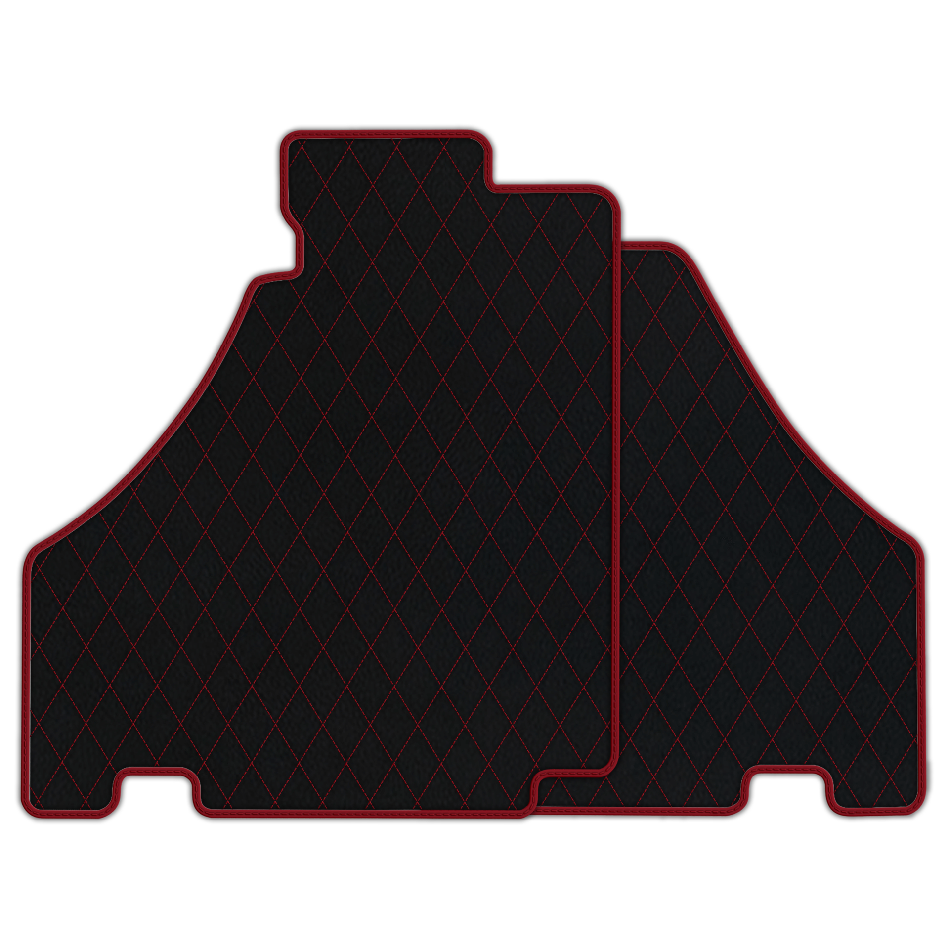 Premium Black Leather Floor Mats for Ferrari 360 (1999-2005)