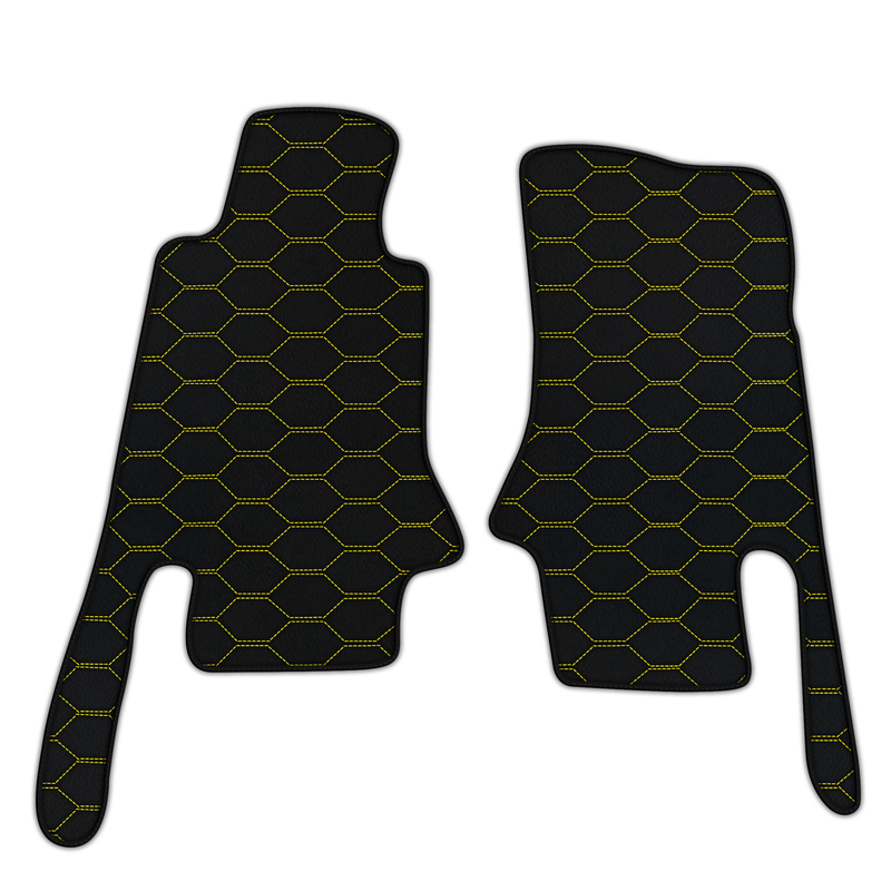 Tapis de voiture en cuir personnalisables avec motif Divario pour Chevrolet Corvette C5 (1997-2004)