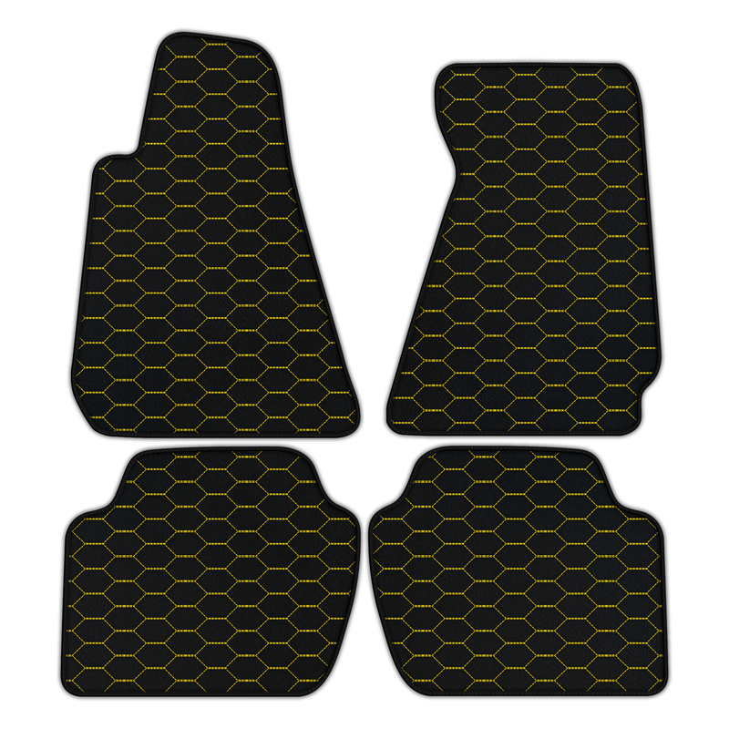 Customizable Leather Floor Mats with Divario Pattern for Aston Martin Rapide E (2020) Electric Sedan