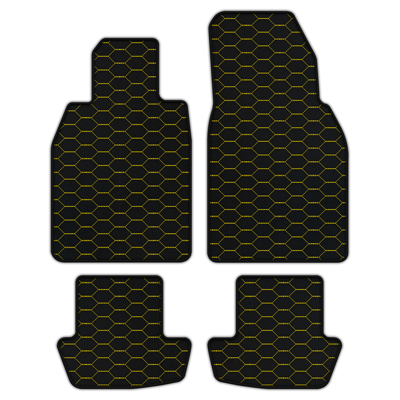 Customizable Leather Floor Mats with Divario Pattern for Porsche 911 - 992 (2019-2026)