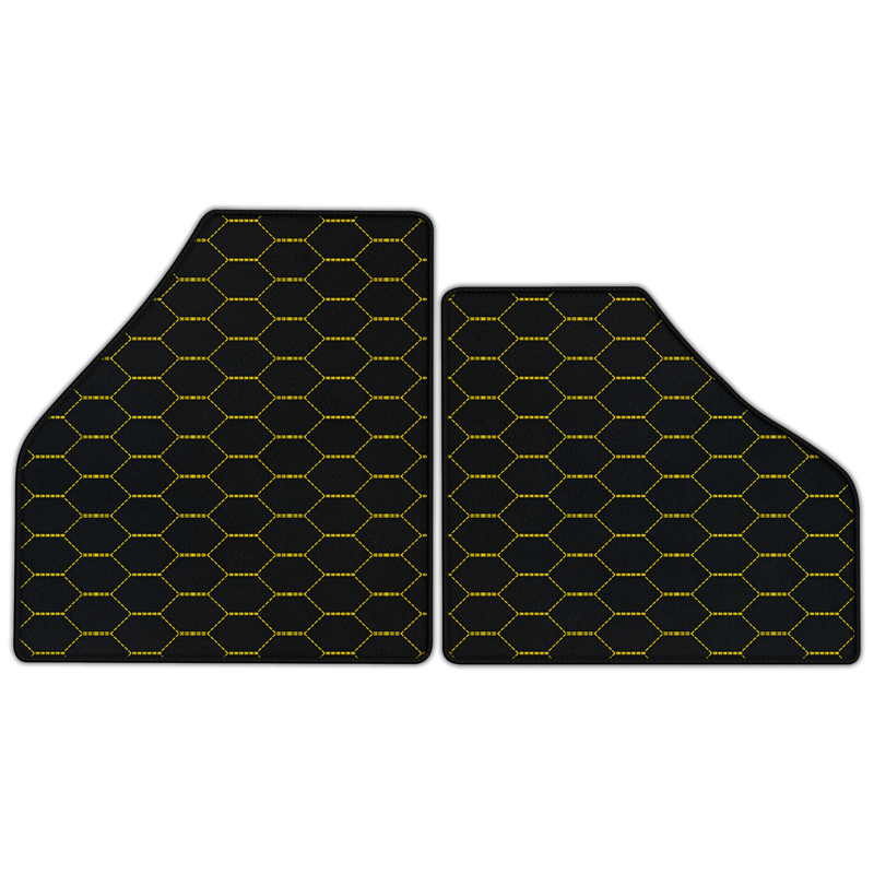 Customizable Leather Floor Mats with Divario Pattern for Ferrari F50 (1995-1997)