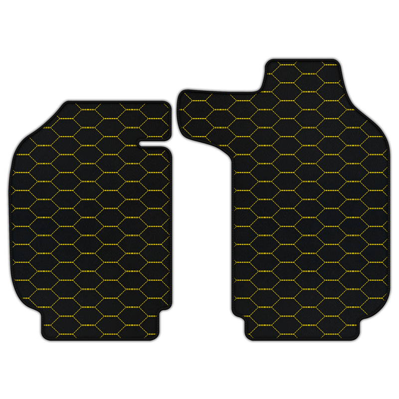 Customizable Leather Floor Mats with Divario Pattern for Porsche Classic 911 (1963-1989)