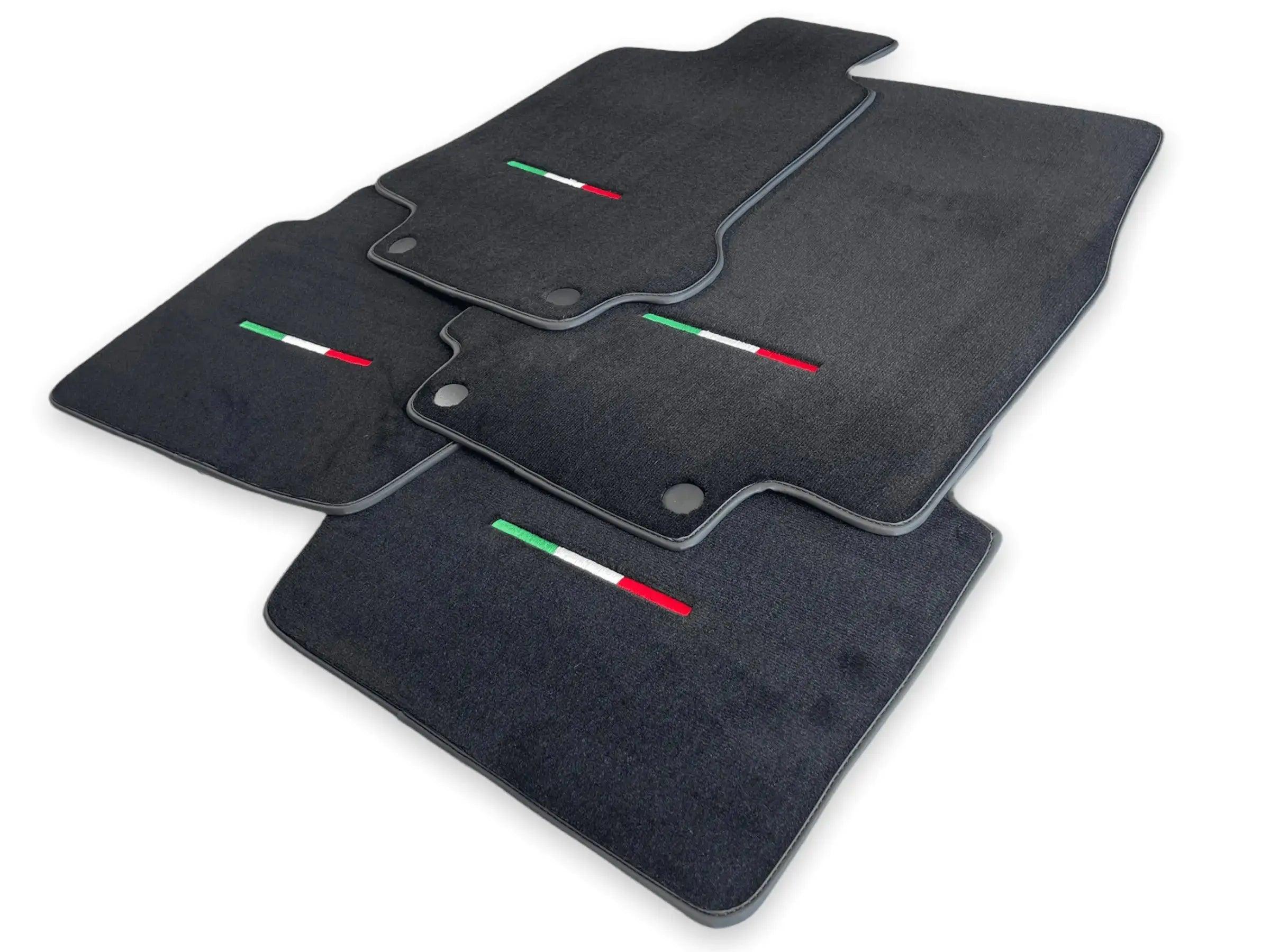 Floor Mats For Maserati GranTurismo Sport (2012-2019) Black IT Edition - AutoWin