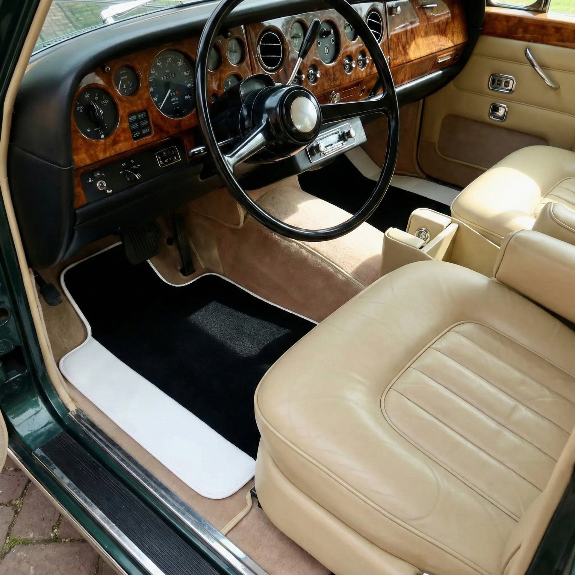 Tappetini in pelle di pecora per Rolls Royce Shadow 1965-1977 Marchio ER56 Design - ER56 Design
