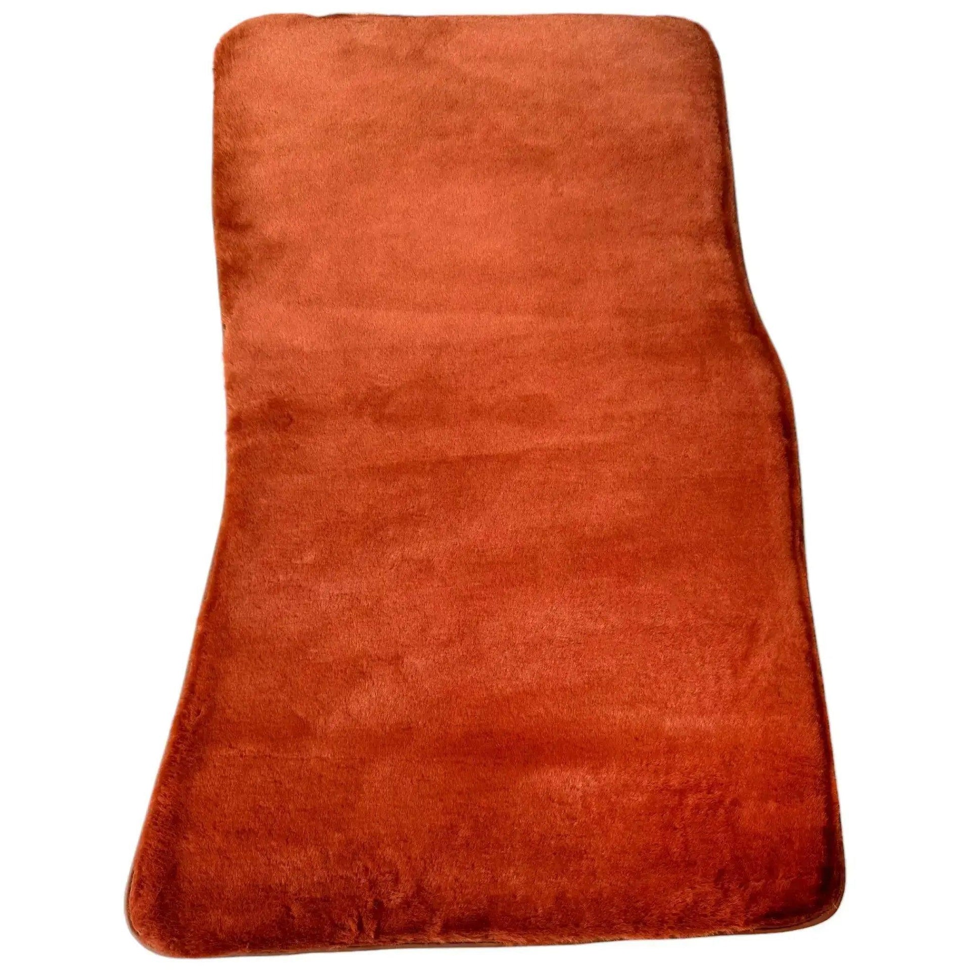Ginger Color Sheepskin Floor Mats for Rolls-Royce Ghost Series II (2021-2024) - AutoWin