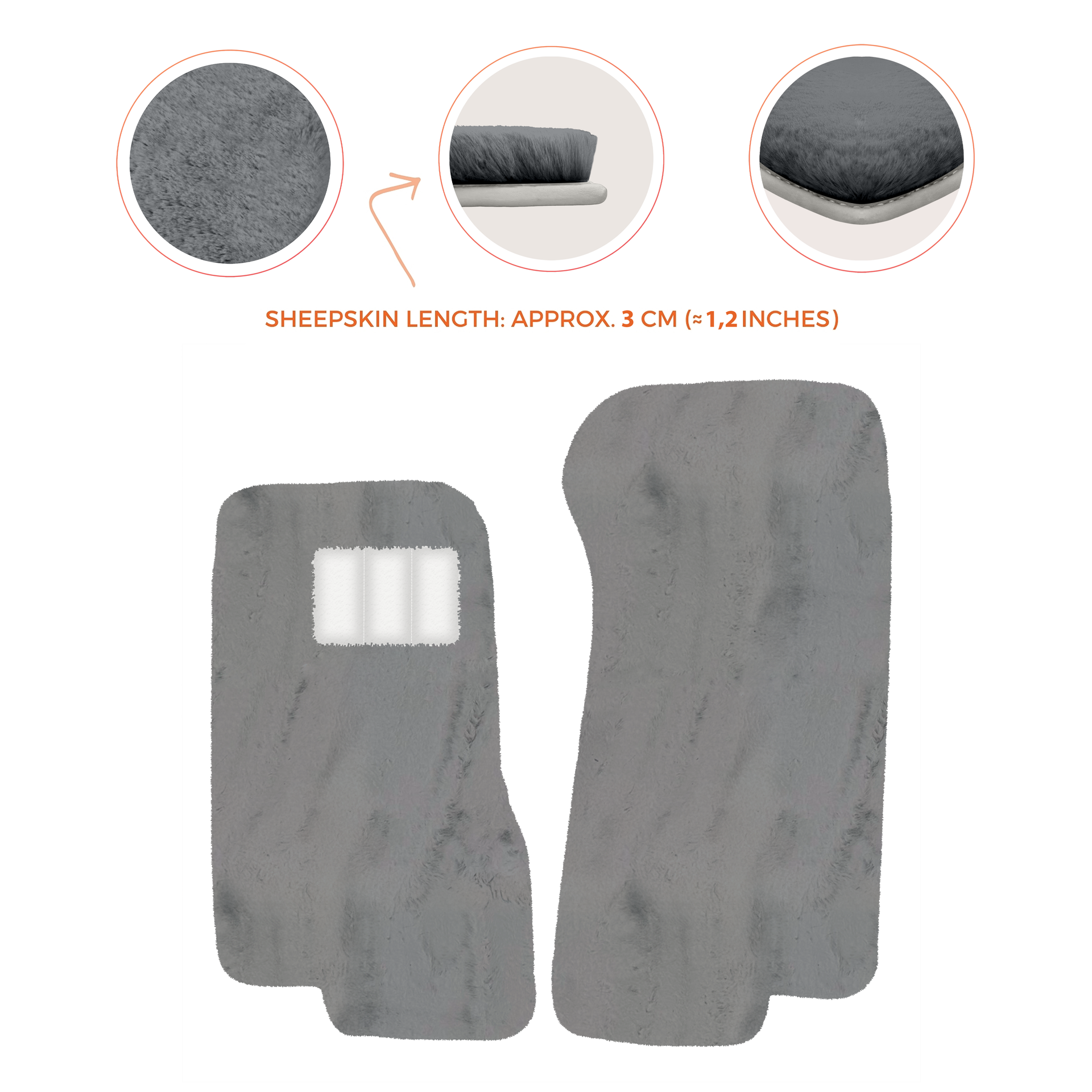 Luxury Sheepskin Floor Mats for Aston Martin V8 Coupe Special Volante (96-03)