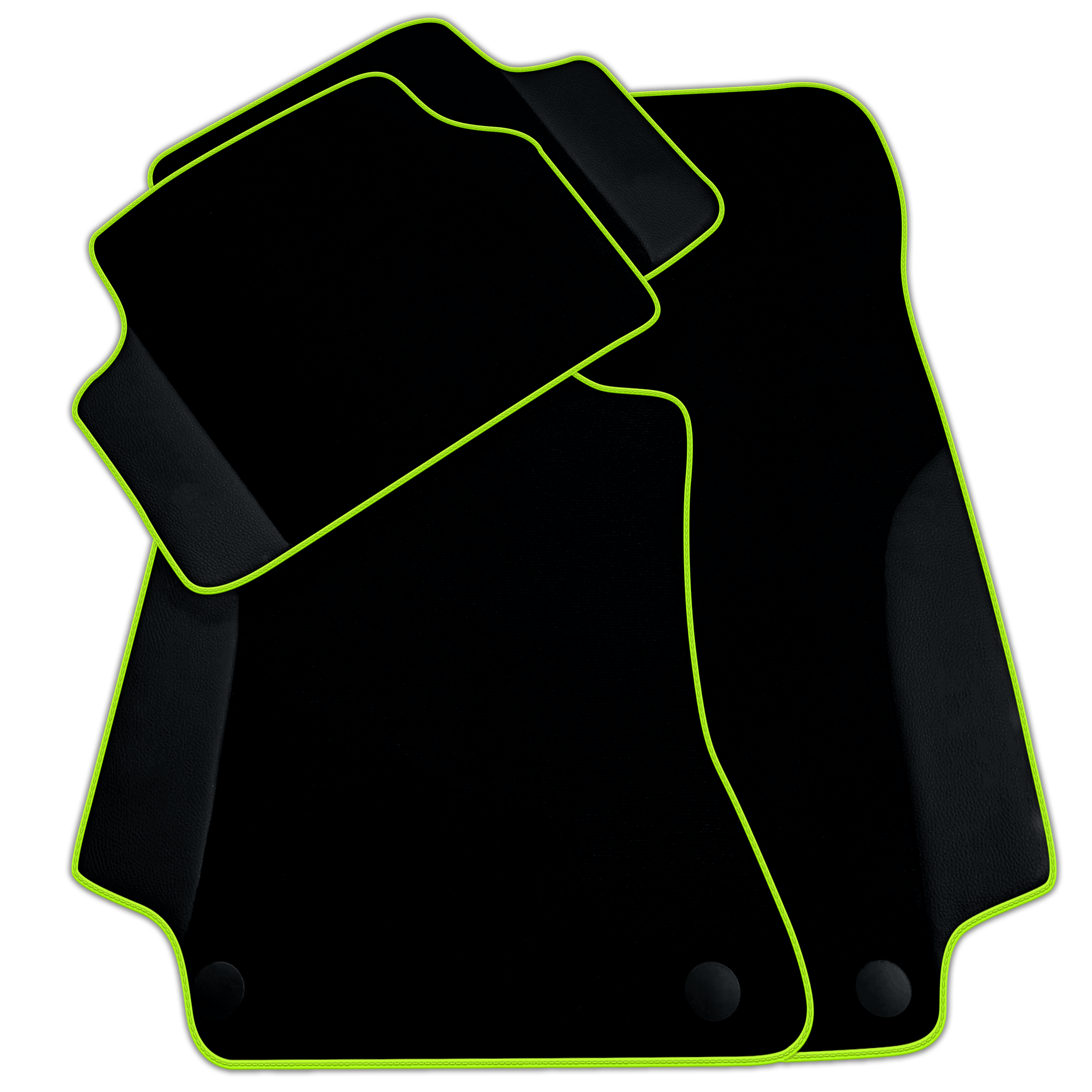 Customizable Black Floor Mats For Mercedes Benz S-Class W126 (1979-1991)