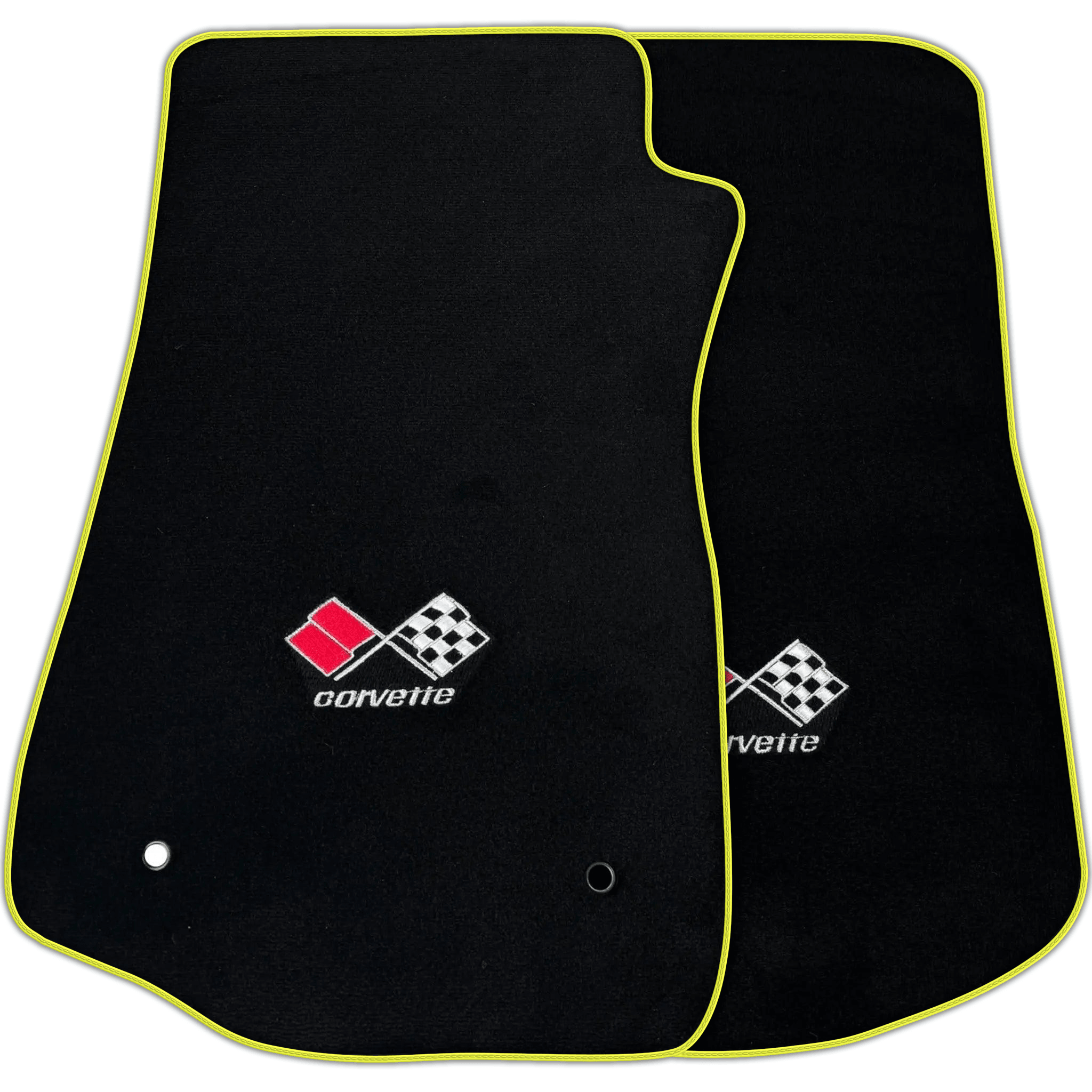 Black Floor Mats for Chevrolet Corvette C3 (1968-1982) | Various Trim Colors