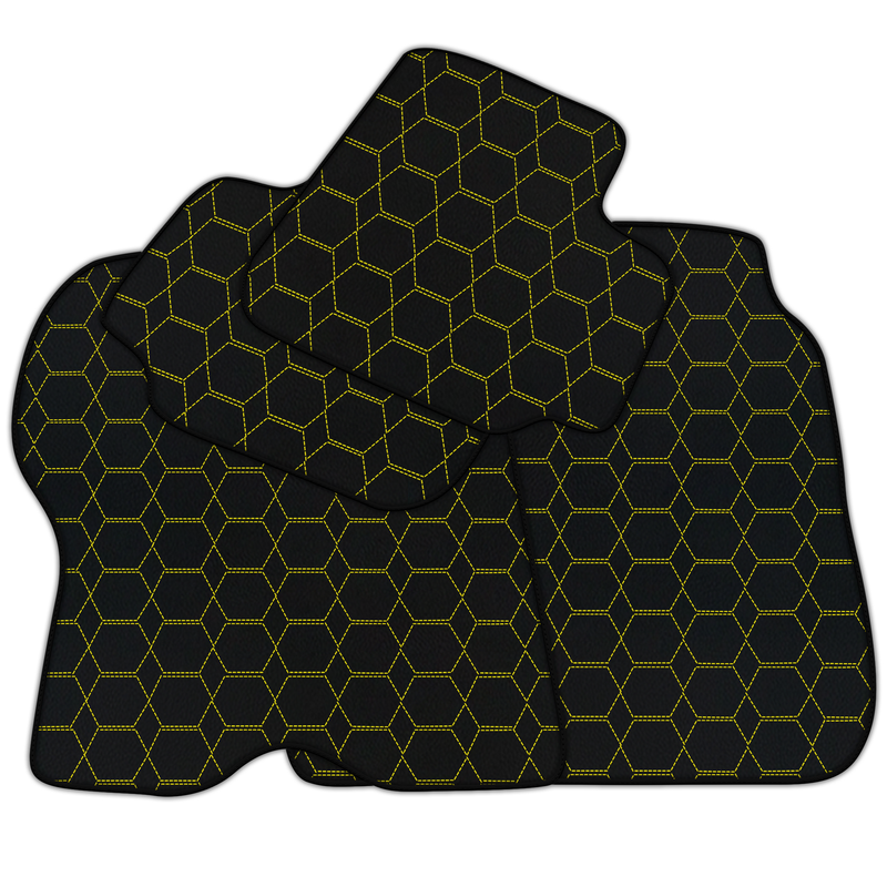 Tapis de voiture Sur mesure à motif hexagonal pour Ferrari