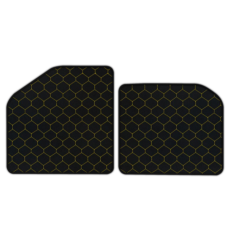 Customizable Leather Floor Mats with Hex Pattern for Aston Martin Victor (2020) Coupe