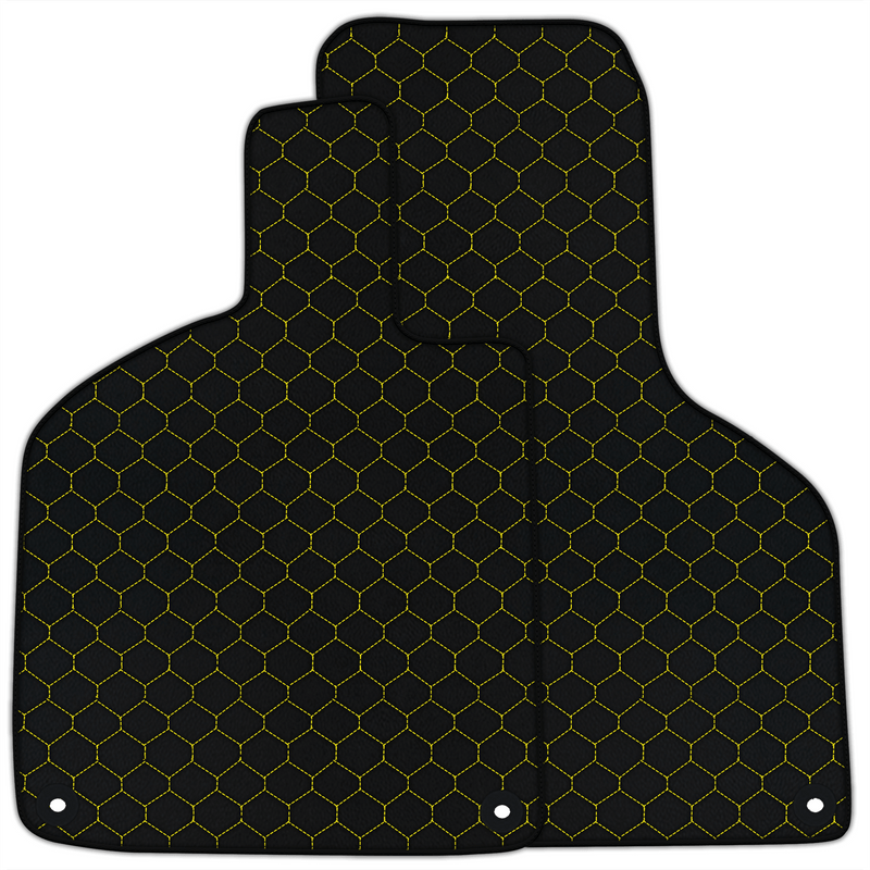 Customizable Leather Floor Mats with Hex Pattern for Lamborghini Huracan Sterrato (2023-2024)