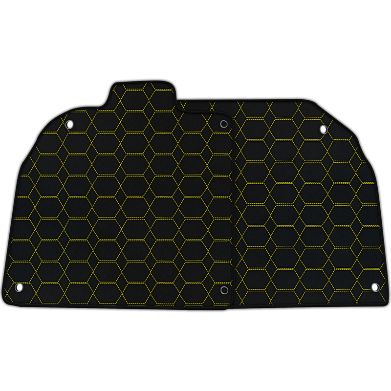 Tapis de voiture en cuir personnalisables avec motif hexagonal pour Lamborghini Aventador SV (2012-2022)