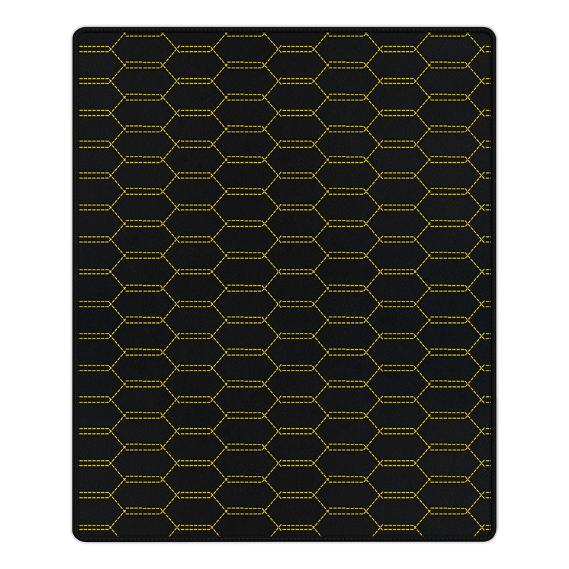 Customizable Leather Trunk Floor Mats with Interlaced Hex Pattern for Ferrari 296 GTS (2022-2025)