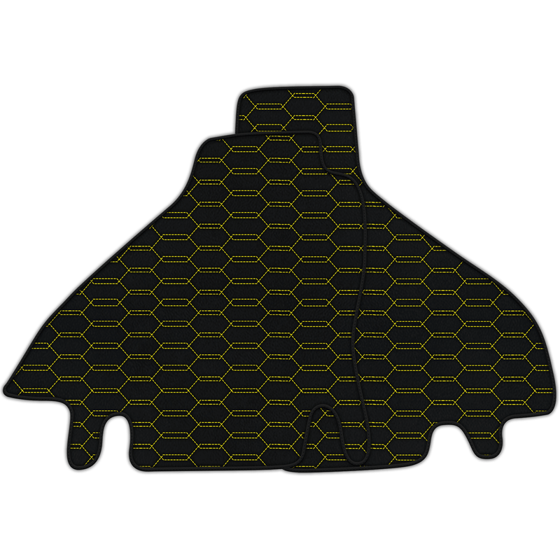 Tapis de voiture en cuir personnalisables avec motif
