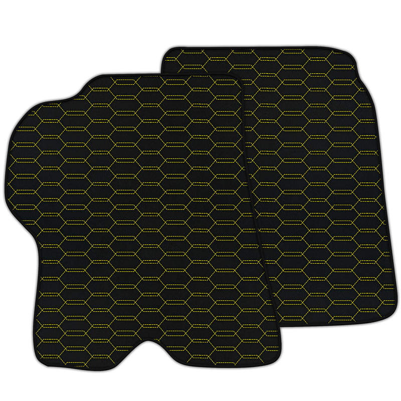 Tapis de voiture Sur mesure à motif hexagonal entrelacé pour
