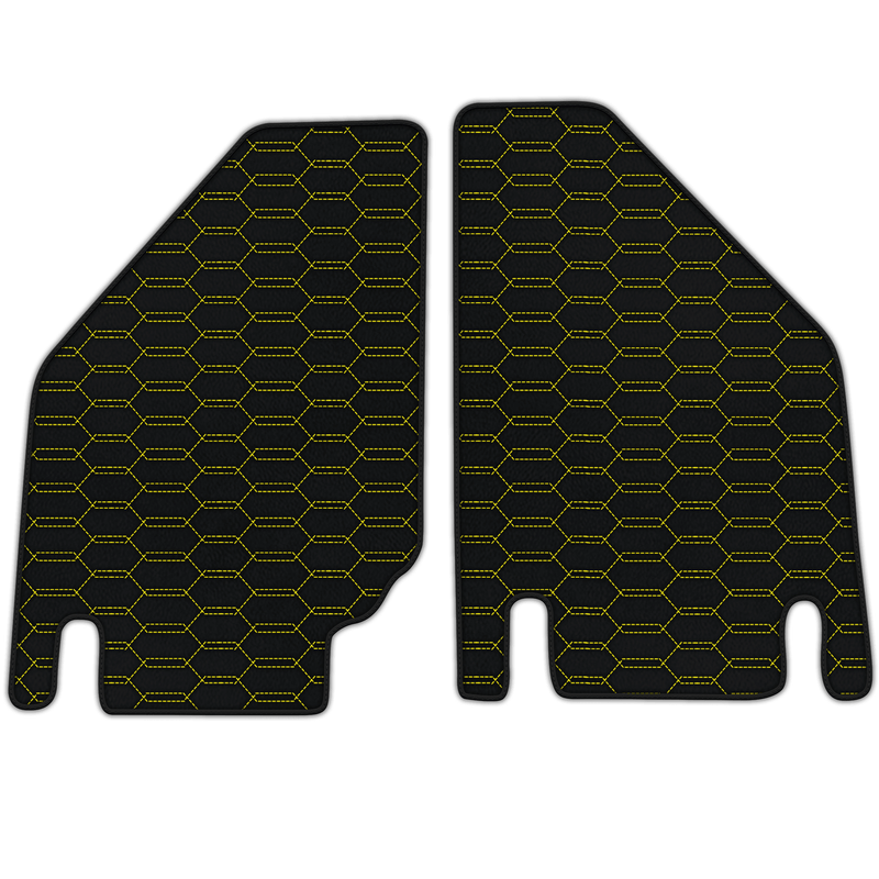 Tapis de voiture en cuir personnalisables avec motif