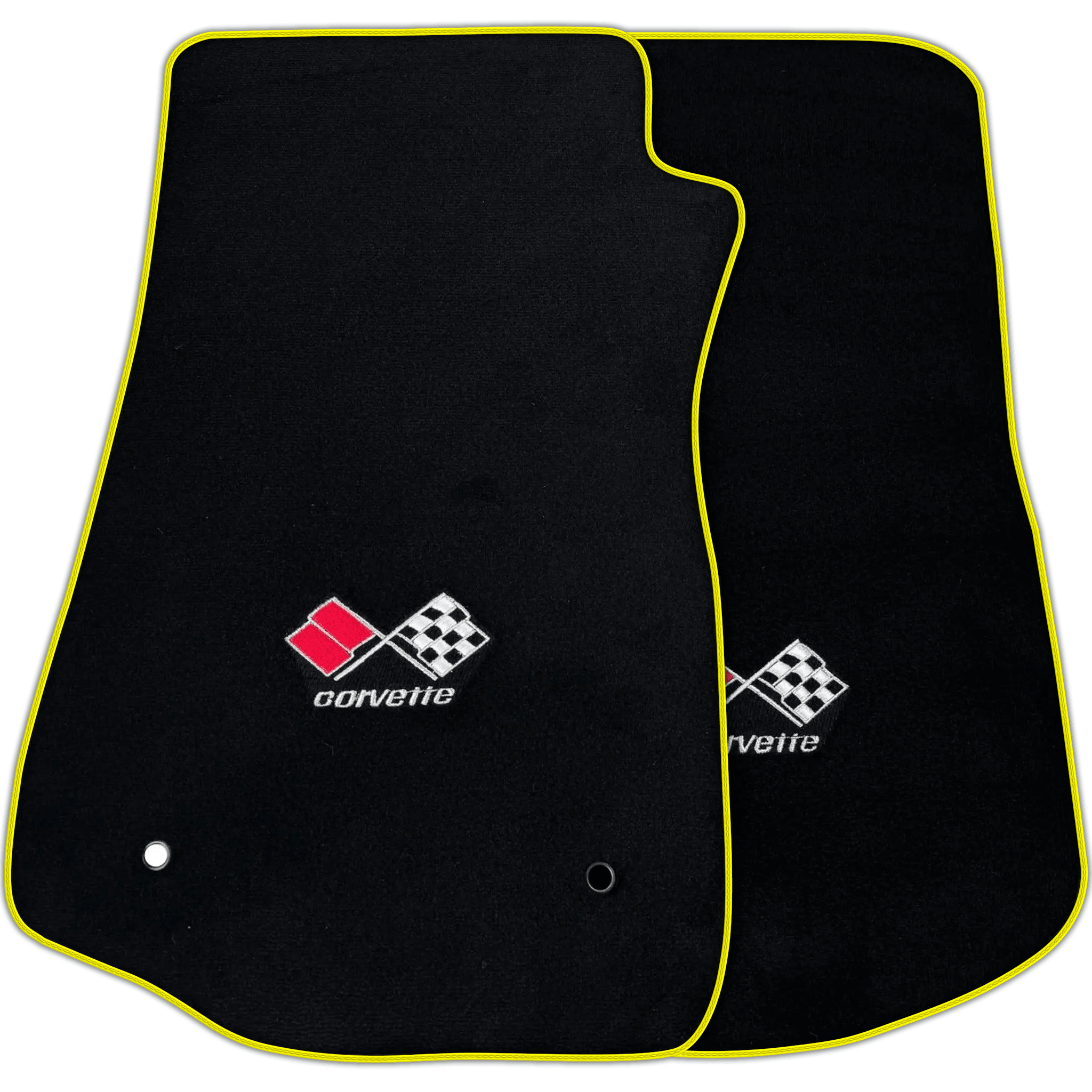 Black Floor Mats for Chevrolet Corvette C3 (1968-1982) | Various Trim Colors